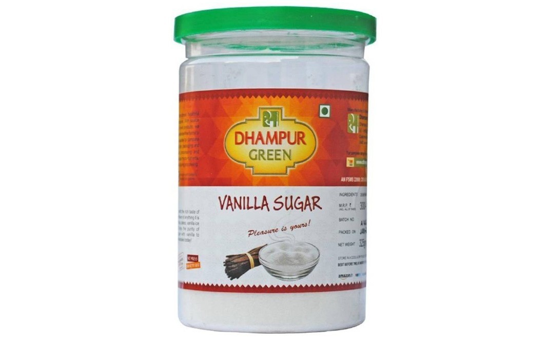 Dhampur Green Vanilla Sugar    Jar  325 grams